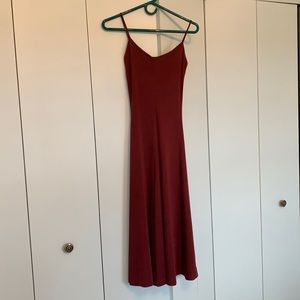 Joyrhodes maroon evening dress